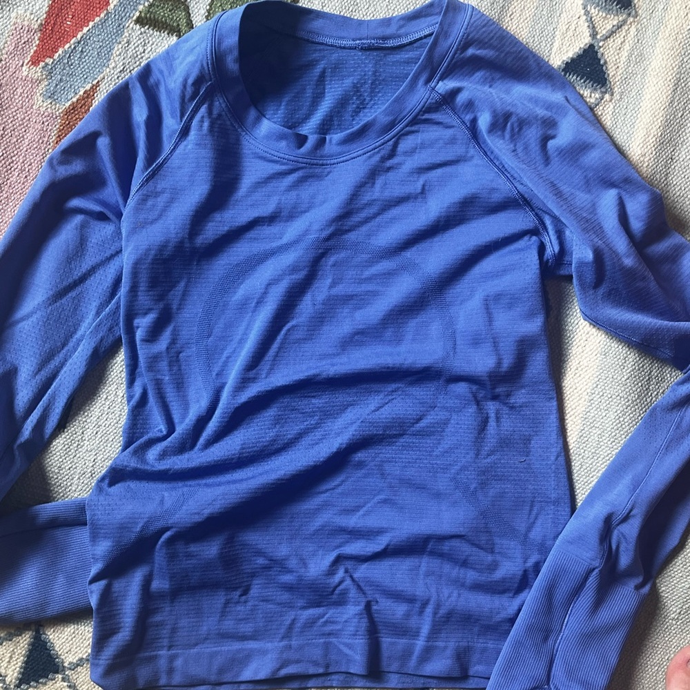 Lululemon Swiftly race length / longe sleeve / wild indigo